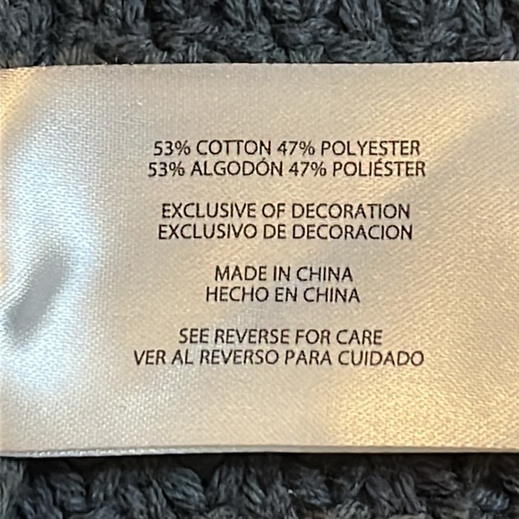 Gap Womens Gray Sweater Sz Lg Textured Reverse Stockinette Raglan Sleeves Ribbed - Picture 12 of 16